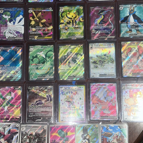 Pokemon Card Lot 100 OFFICIAL TCG Cards 20 HOLOS  +4 FULL ART/VSTAR / VMAX OR EX - Picture 6 of 9